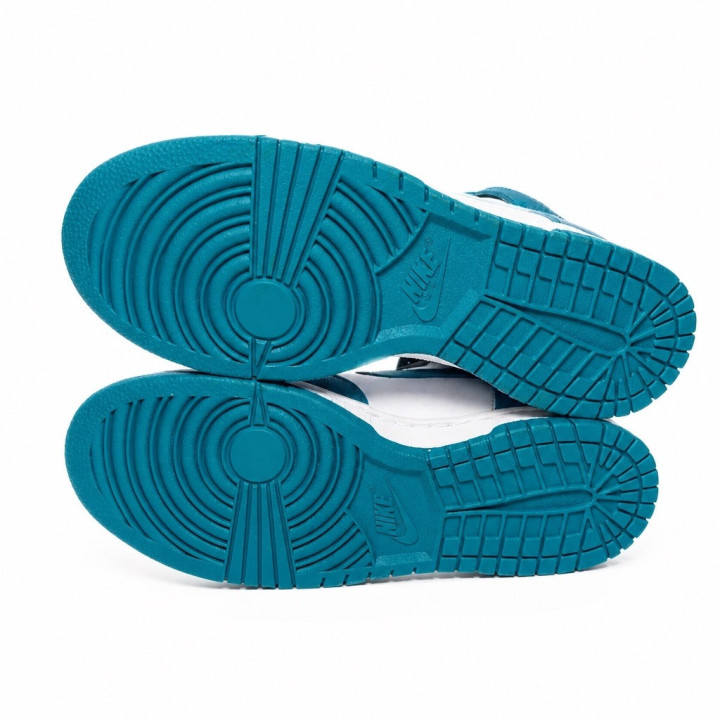 Nike Dunk Hi Retro Laser Blue DD1399400 niebiesko białe sneakersy za kostkę unisex