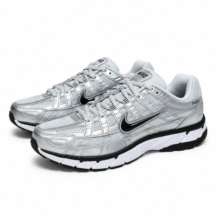 Nike  WMNS P-6000  FD9876101 Metalic silver Damskie sneakersy niskie
