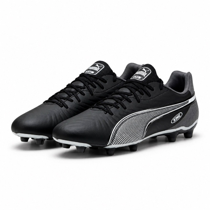 Buty piłkarskie  Puma King Match FG/AG 10786301 korki czarno białe