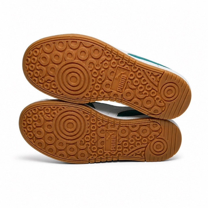 Puma Palermo Elevata 39934802 cold green gum Turkusowe Damskie sneakersy na grubej podeszwie