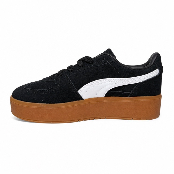 Puma Palermo Elevata 39934801 black-gum czarne sneakersy damskie na grubej podeszwie