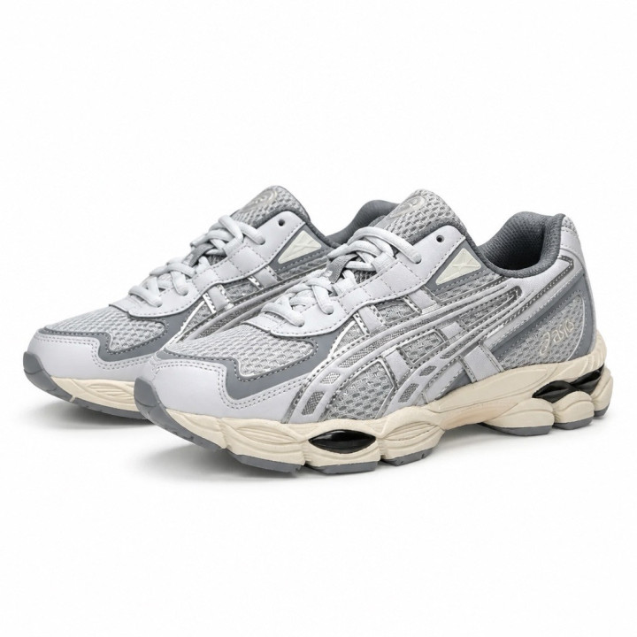 Asics Gel-NYC 2055 Glacier Grey / White 1203A542-021 buty do biegania unisex szare sneakersy niskie