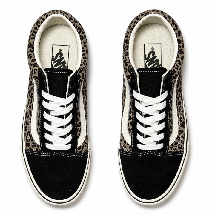 Vans Old Skool Black/Leopard WN000D6WYY61 Tenisówki unisex panterka niskie