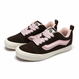 Vans Knu Skool Pop Sepia Rose VN000D75O3N1 Unisex Brązowo różówe sneakersy niskie