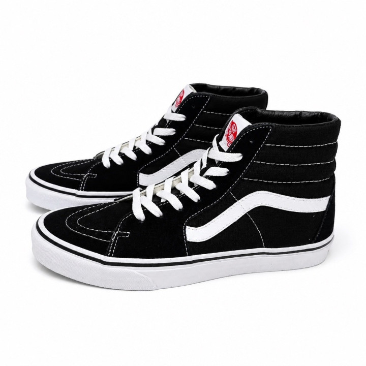 Vans Sk8-HI VN000D5IB8C1 Trampki Męskie wysokie za kostkę czarne z białym logo