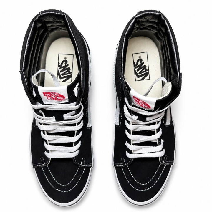 Vans Sk8-HI VN000D5IB8C1 Trampki Męskie wysokie za kostkę czarne z białym logo