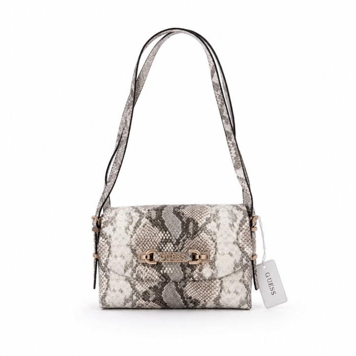 Guess Torebka Lefia HWKG9644190 Torebka na ramię  z motywem zwierzęcym złote detale