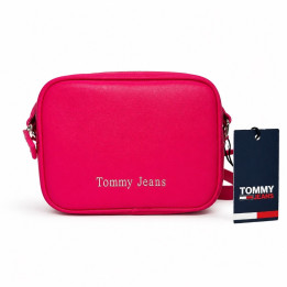 Tommy Jeans Torebka TWJ Must Camera Bag Regular PU AW0AW15420 Grypy Rose Torebka kuferek różowa mała regulowany pasek