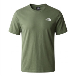 The nort face SS BOX NSE CELEBRATION TEE Bark Mist Zielona Koszulka T-shirt męski z grafiką