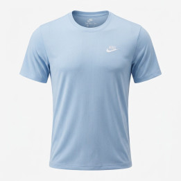 Nike Sportswear Club klasyczny t-shirt koszulka męska błękitna