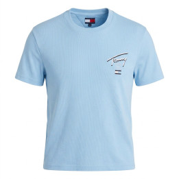 Tommy Jeans T-shirt Męski z nadrukami Light Powdery Blue | Outlet