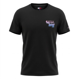 Tommy Jeans T-shirt z nadrukami na plecach czarny