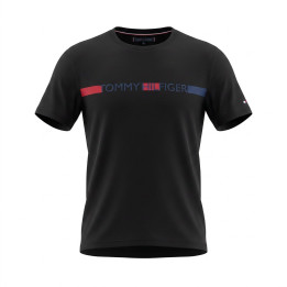 Tommy Hilfiger czarny t-shirt Brand Love z logo