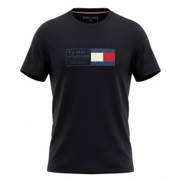 Tommy Hilfiger Brand Love Box czarny klasyczny t-shirt koszulka męska