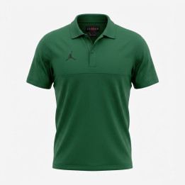 Jordan Dri Fit Koszulka męska polo ciemnozielona