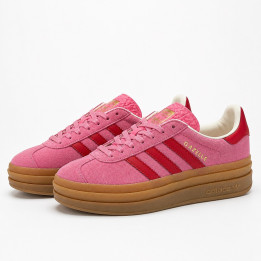 Adidas Gazele Bold J Dziecięce JQ7407 Sneakersy niskie gruba podeszwa