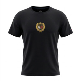 Tommy Hilfiger T-shirt Damski Embroidered Leaf Logo Tee czarny