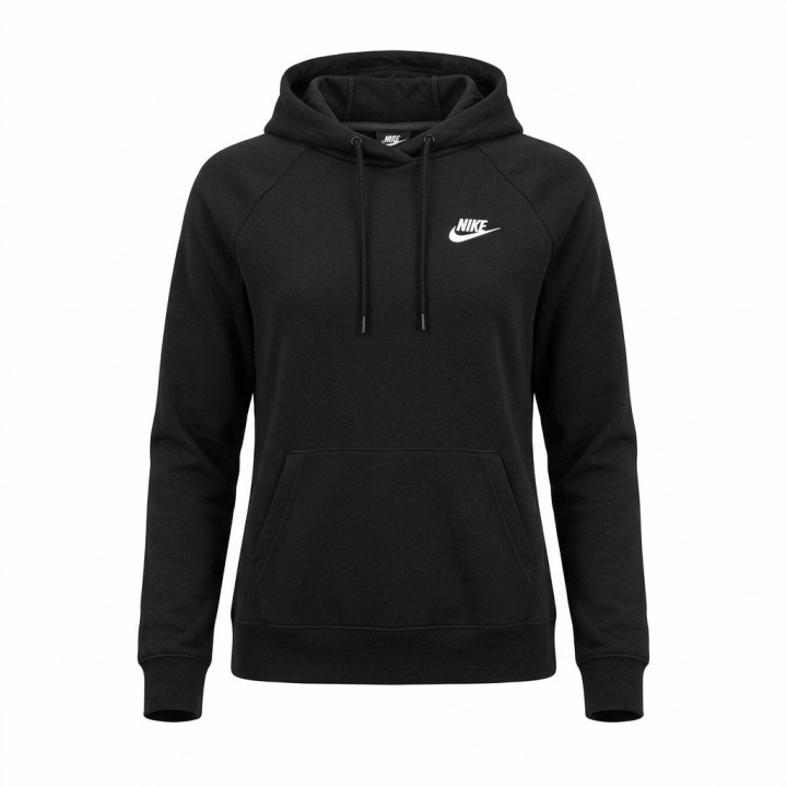 Nike Essential Hoodie czarna bluza damska z kapturem