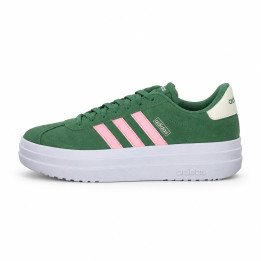 Adidas VL Court Bold Zielone sneakersy damskie na wyższej platformie