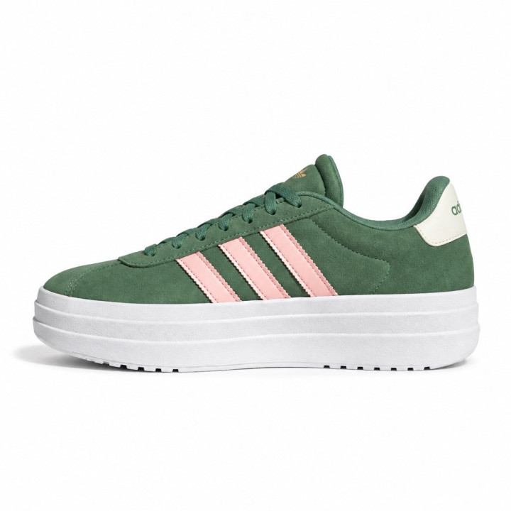 Adidas VL Court Bold Zielone sneakersy damskie na wyższej platformie