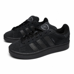 Adidas Campus 00s Junior Czarne zamszowe sneakersy niskie JI4395