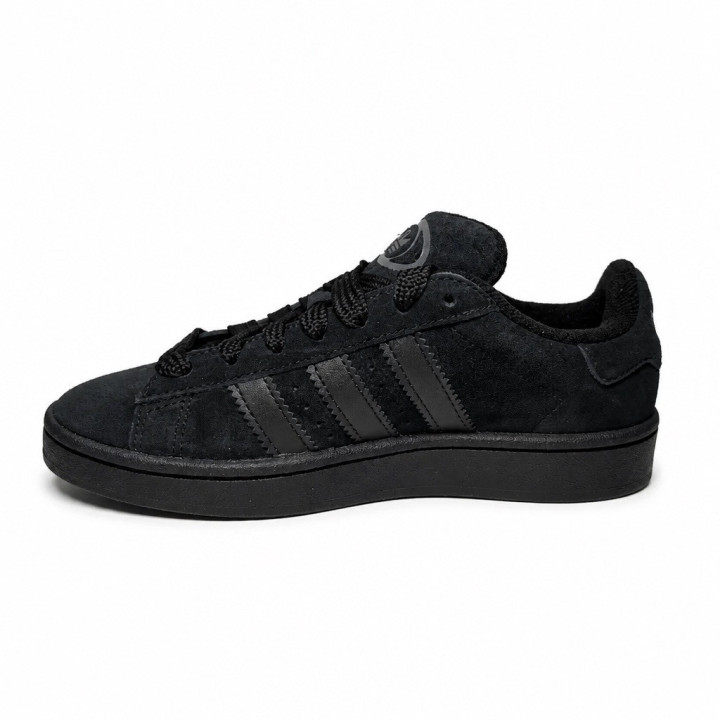Adidas Campus 00s Junior Czarne zamszowe sneakersy niskie JI4395