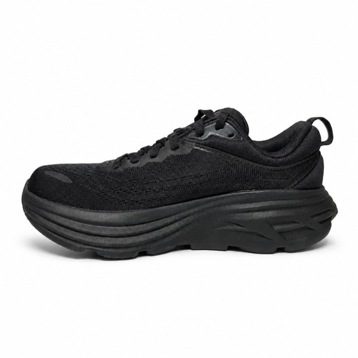 Hoka Bondi 8 Damskie buty do biegania czarne gruba podeszwa 1127952