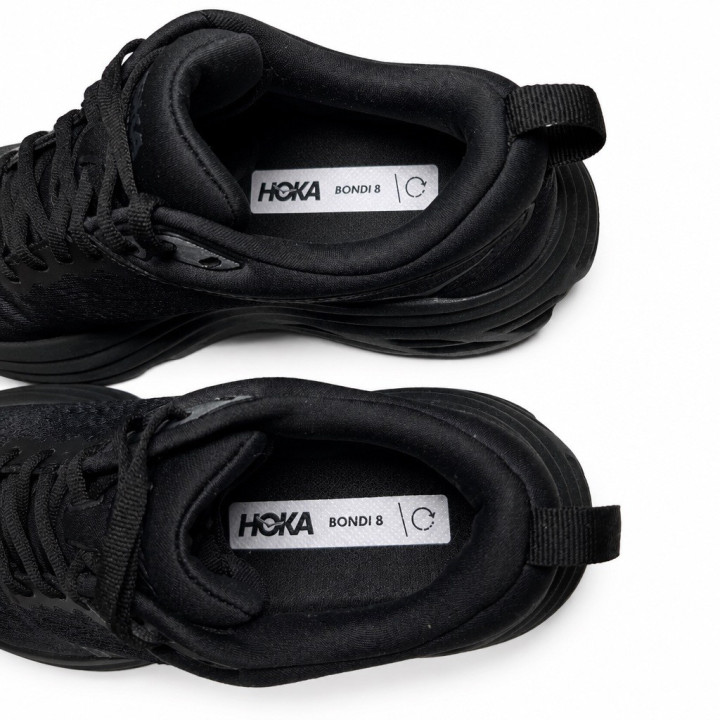 Hoka Bondi 8 Damskie buty do biegania czarne gruba podeszwa 1127952